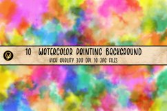 10 Watercolor Painting Background Product Image 8