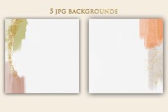 Watercolor Brush Strokes Backgrounds Product Image 3