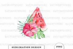 Watermelon Sublimation Designs Downloads PNG Product Image 1