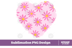 Retro Flowers Background Png Floral Paper Sublimation Splash Product Image 1