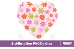 Retro Flowers Background Png Floral Paper Sublimation Bundle Product Image 7