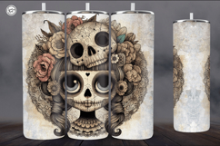 4 Zombie Doll Tumbler Wrap Sublimations, 20 oz Product Image 4