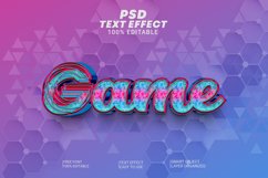 3d Game editable text effect Product Image 1
