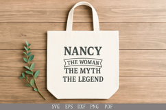 Nancy Legend SVG Design | Personalized Custom Printable File Product Image 4