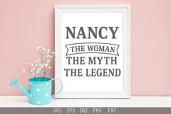 Nancy Legend SVG Design | Personalized Custom Printable File Product Image 5