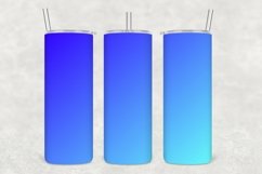 Prussian Ombre Tumbler Wrap Sublimation Product Image 1