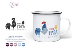 Liebster Papa der Welt | Hahn SVG Product Image 1
