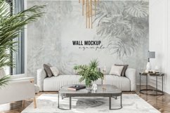 Wall mockup - Wallpaper mockup - Living room Product Image 4