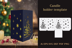 New Year&#039;s Candle Holder Template Product Image 1