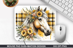 Asino Mouse Pad Sublimation, Animals Mouse Pad PNG Product Image 1