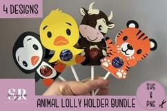 Animal lolly holder bundle | Paper cutting | lolly holder Product Image 1