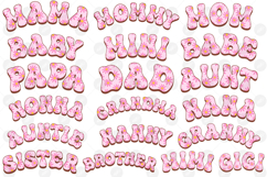 Family Mama Dad Sublimation Bundle Mother&#039;s Father&#039;s Day Set Product Image 2