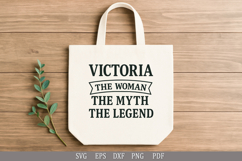 Victoria SVG Design | Personalized Custom Printable File Product Image 4