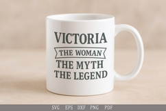 Victoria SVG Design | Personalized Custom Printable File Product Image 5
