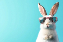funny bunny with glasses Product Image 1