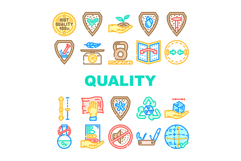 quality materials product icons set vector Product Image 1