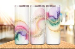 Valentine’s Day Glitter Sparkle shimmering Tumbler Wrap PNG Product Image 2