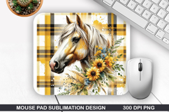 Asino Mouse Pad Sublimation, Animals Mouse Pad PNG Product Image 1