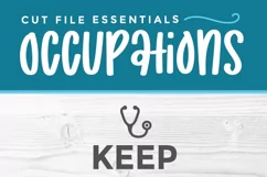 Nurse appreciation svg, a keep calm nurse svg for crafters Product Image 3
