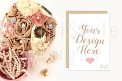 Card mockup 5x7, Invitation mockup, Wedding Card Mockup, 78 Product Image 1