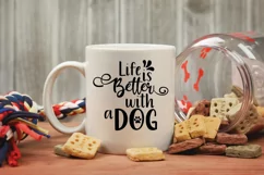Life is Better with a Dog SVG Cut File - Dog SVG File Product Image 4