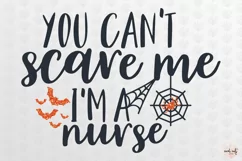You Cant Scare Me I AM Nurse - Halloween SVG EPS DXF PNG Product Image 2