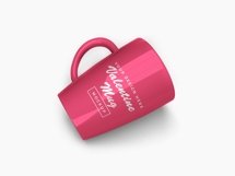 Red Drinking Mug Mockup Template Bundle Product Image 10