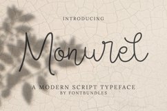 Web Font Monurel Product Image 1