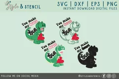 Boy Valentine Dinosaur Heart SVG - PNG, DXF, EPS, SVG Product Image 2