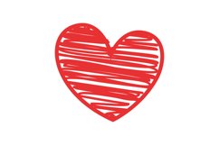 Love Heart Clipart Product Image 1