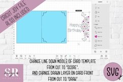 3D Birthday card insert design| Paper cutting |Cricut Card Product Image 3