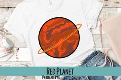 Red Planet Sublimation PNG Product Image 1