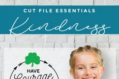 Kindness svg, shamrock svg, st patricks day svg Product Image 2