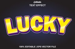 lucky text effect Product Image 1