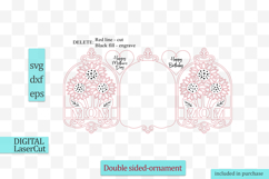 Mom Sunflowers Sun-catcher svg Mothers day Birthday tags Product Image 2
