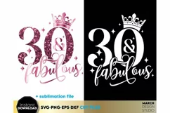 Download this 60th and Fabulous SVG today. These 60th and Fabulous are compatible with Cricut, Glowforge and Silhouette Cutting Machines.