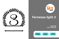 Fernessa Split Monogram Product Image 1