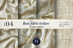 Linen Textures Digital Paper | Linen Fabric pattern Product Image 1