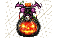 Bright Halloween Potion Bottle PNG Clipart, Holiday Elements Product Image 3