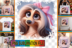 Sweet TSHIRT PNG Art Ideas, 3D Dog Product Image 1