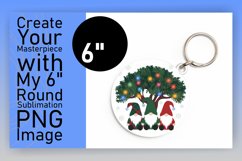 Creative Circle Design Keychain Template , Gnomes Product Image 1