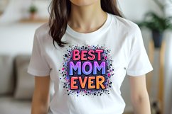 Best mom ever clipart | Mothers day Sublimation design png Product Image 4