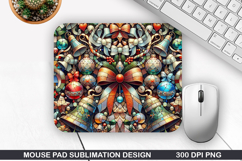 Mouse Pad Sublimation, Christmas Mouse Pad PNG Design Product Image 1
