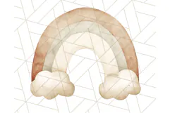 Watercolor Baby Dragon Clipart, Cute Nursery Fantasy PNG Product Image 5