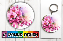 Bright Circle Ornaments Design PNG, Flowers Product Image 1