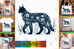Joyful TOTE BAG Gift Ideas PNG, Flower Animals Product Image 1