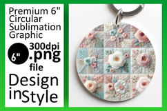 Creative Circle Design for Car Coasters , Patchwork Product Image 1