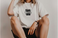 Comfort Colors 1717 White Mockup, White Comfort Colors Product Image 1