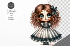 Halloween clipart, Doll clipart, Autumn clipart Product Image 1