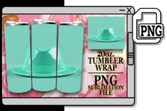 Neon Harmony: Sublimation Art for 20oz Tumblers Product Image 1